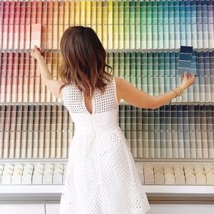 Eliza J White Eyelet Dress 6 NWOT Jillian Harris